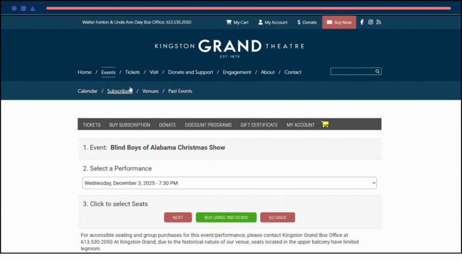 performance and seats