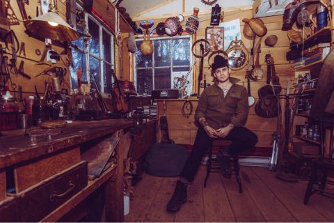 An image of Michael C. Duguay in a workshop.