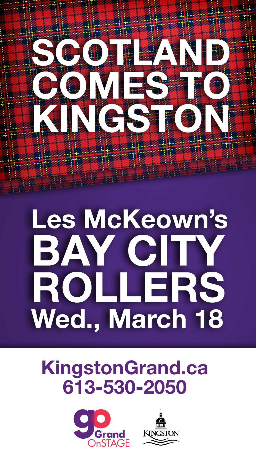 Scotland comes to Kingston / Bay City Rollers