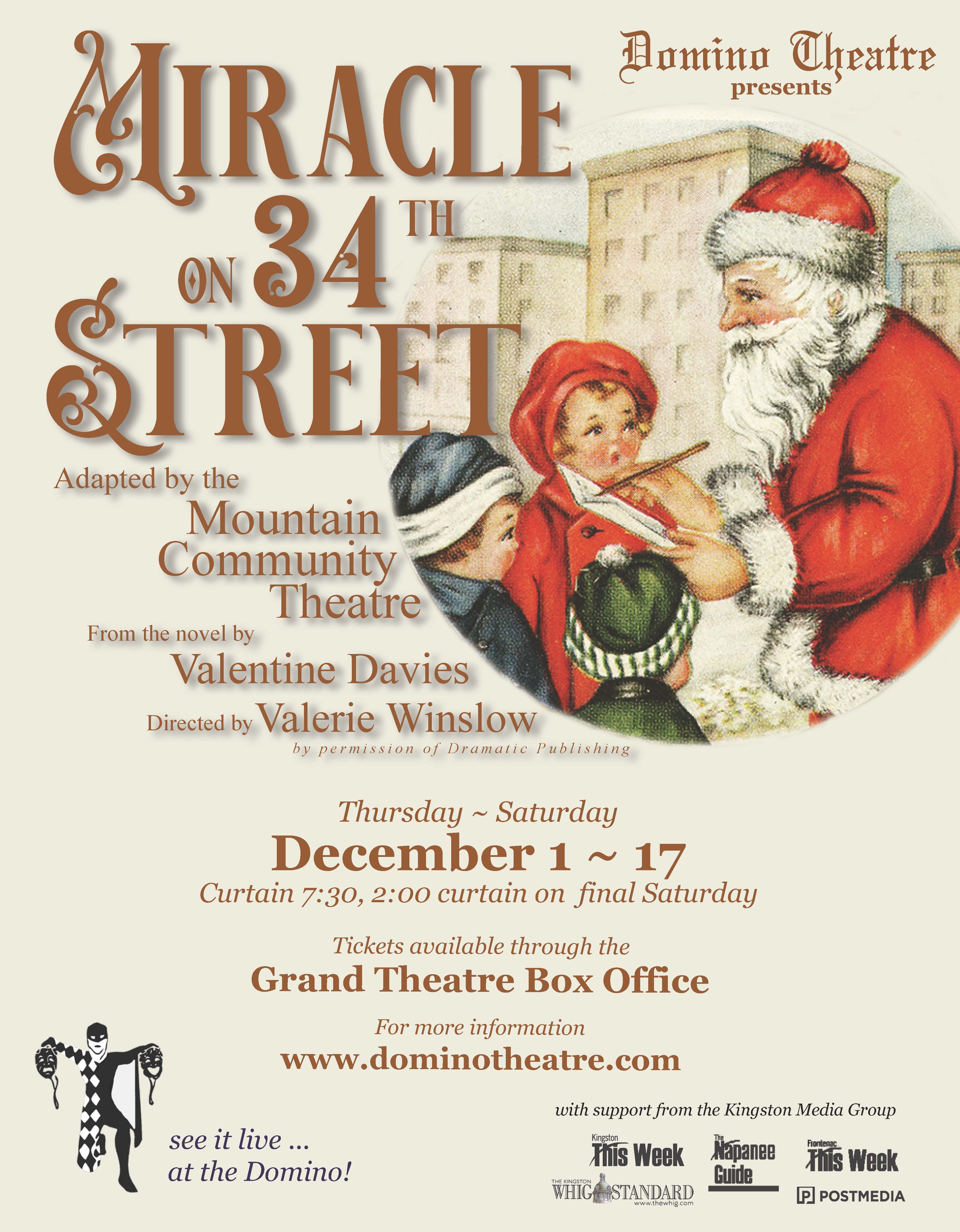 Miracle on 34th Street Santa with a little girl