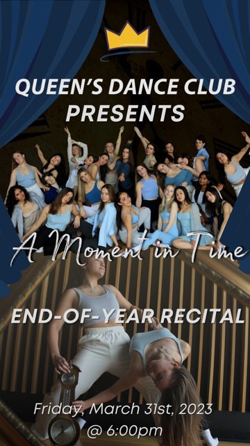 A Moment in Time - In Person Performance Dance group staggered on stage