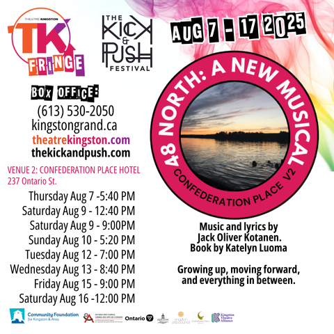 poster with dates and times