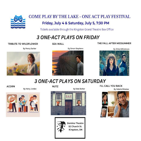  poster with each play listed with a graphic