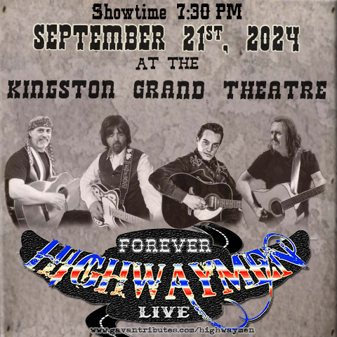 black and white wanted poster with four musicians