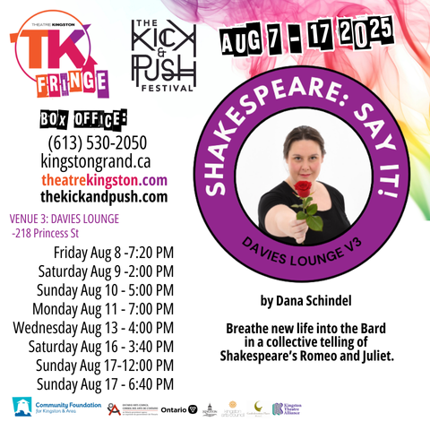 poster with dates and times