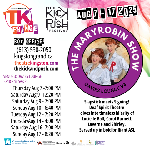 poster with dates and times