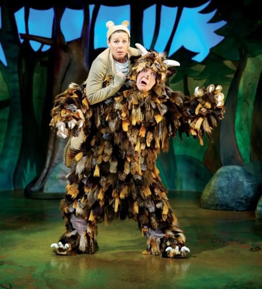 The Gruffalo and Mouse on an adventure
