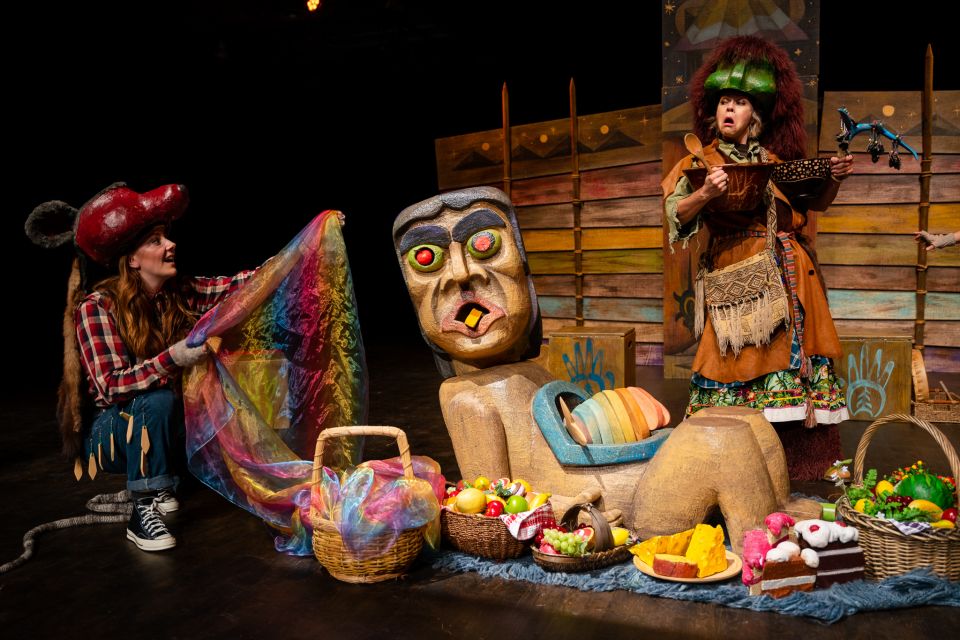 an image of a large indigenous mask