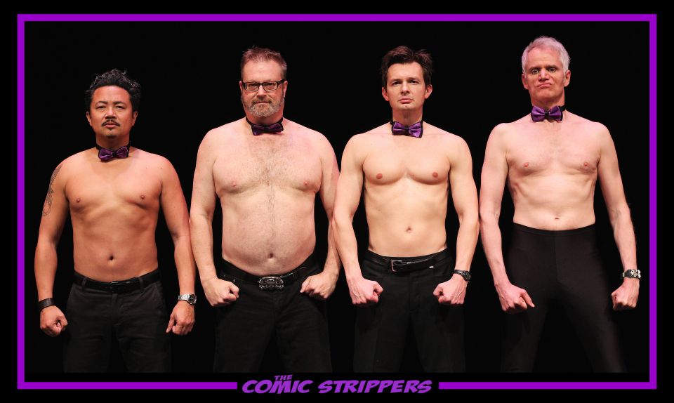 The Comic Strippers four out of shape comedians pretending to be strippers