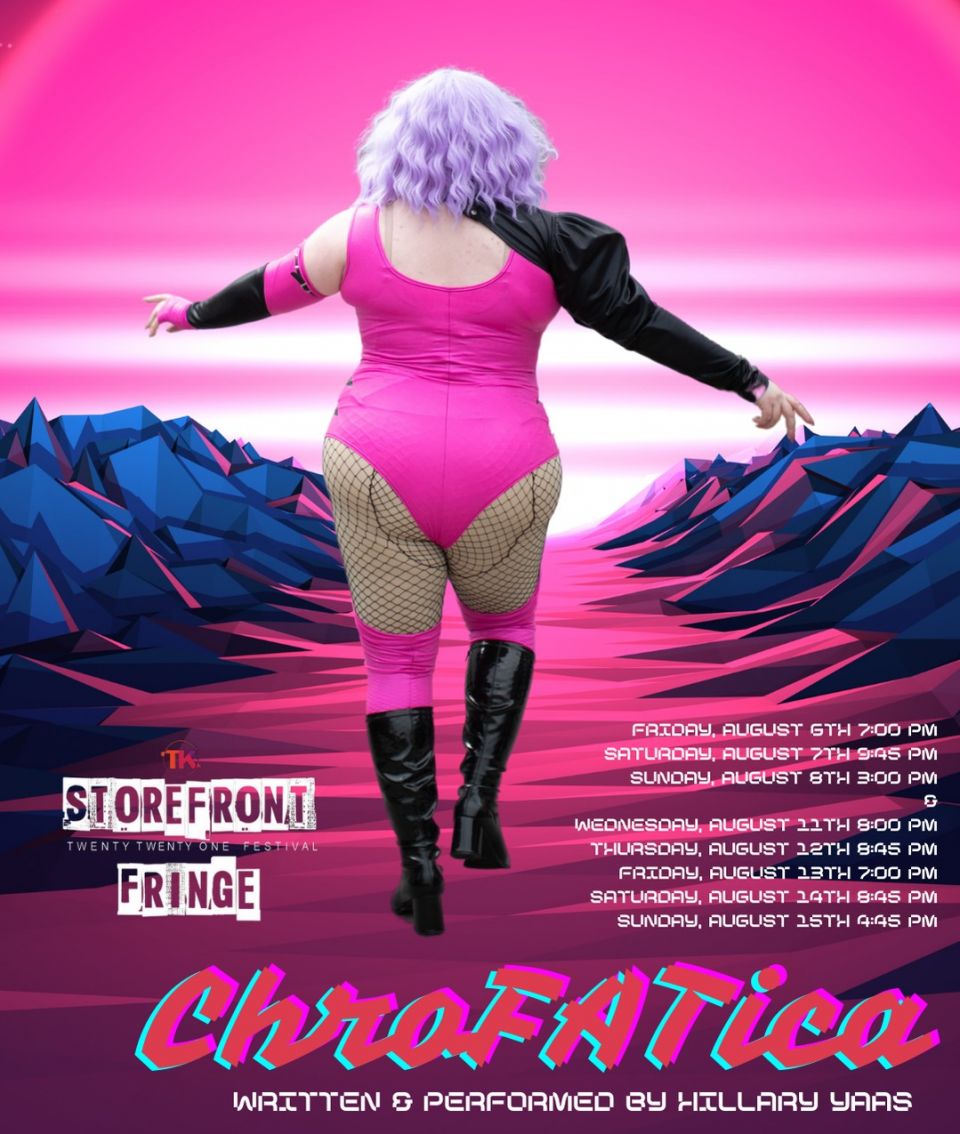 chroFATica Drag Queen walking away
