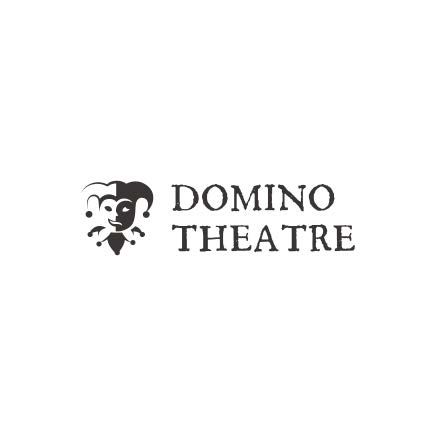 Domino Theatre logo featuring a stylized jester face next to the text ‘Domino Theatre’.