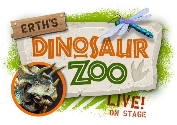 Erth's Dinosaur Zoo Live Logo