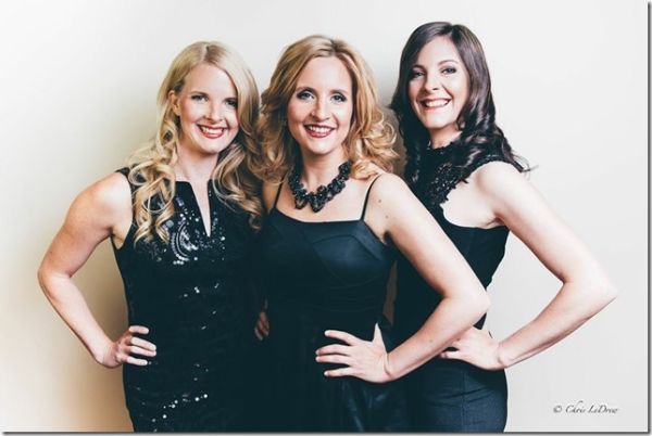 The Ennis Sisters: A Newfoundland Christmas the three Ennis sisters in black dresses