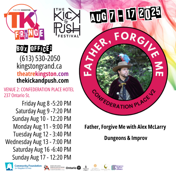 poster showing dates and times
