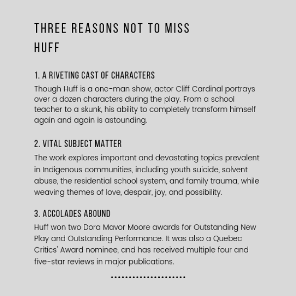 A List of reasons not to miss HUFF