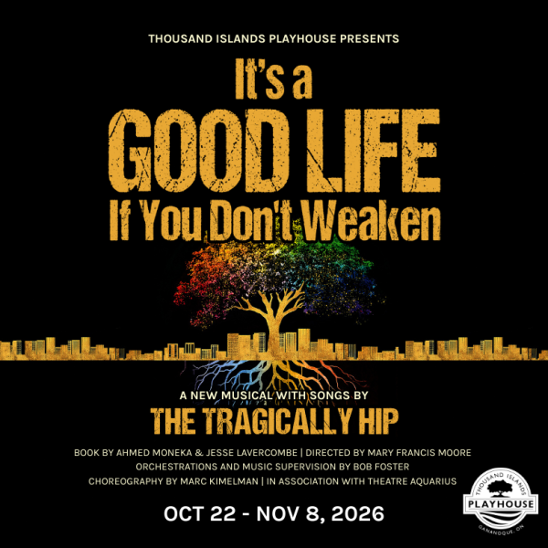 Graphic with tree that says 'It's a Good Life If You Don't Weaken'