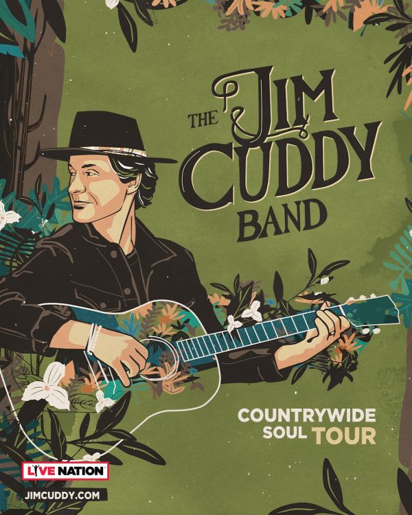 The Jim Cuddy Band Countrywide Soul Tour Cartoon cover of Jim Cuddy's new release