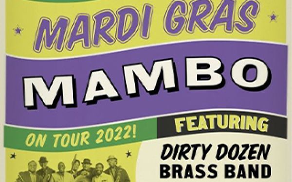 green background with purple banner across the middle with Mambo written in white
