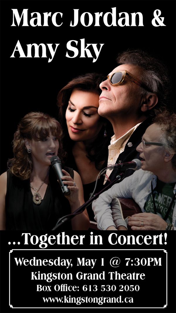 poster with Marc Jordan and Amy Sky
