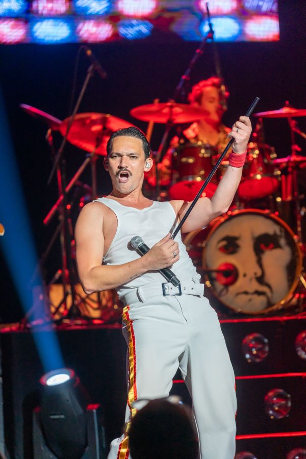 Queen on stage in Saint John