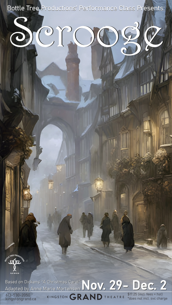a foggy english street