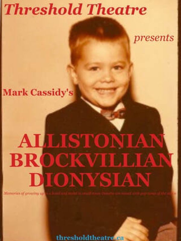 Allistonian Brockvillian Dionysian Sepia tone photo of dressed up young boy in bowtie and jacket