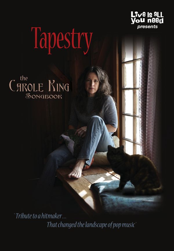 'Tapestry' The Carole King Songbook Suzanne sitting in a window looking into the room at the camera