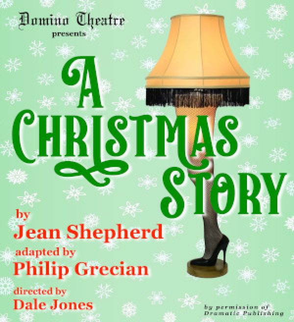 iconic lady leg lamp with beige shade and green wallpaper
