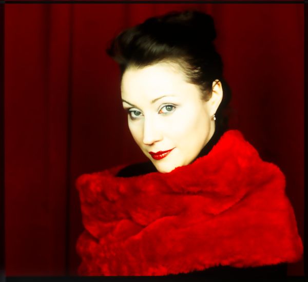 Holly Cole - A Swinging Christmas Holly in a red fur wrap